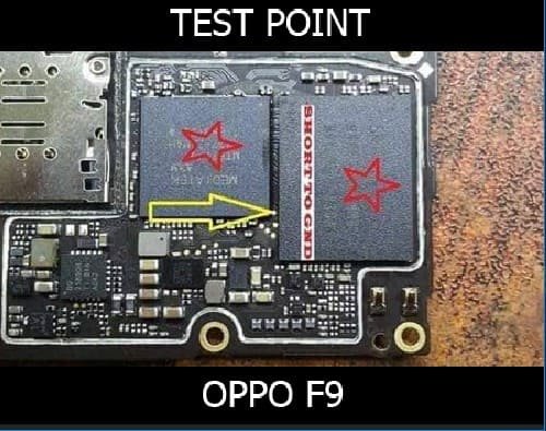 Oppo F9 Test Point / EDL Point
